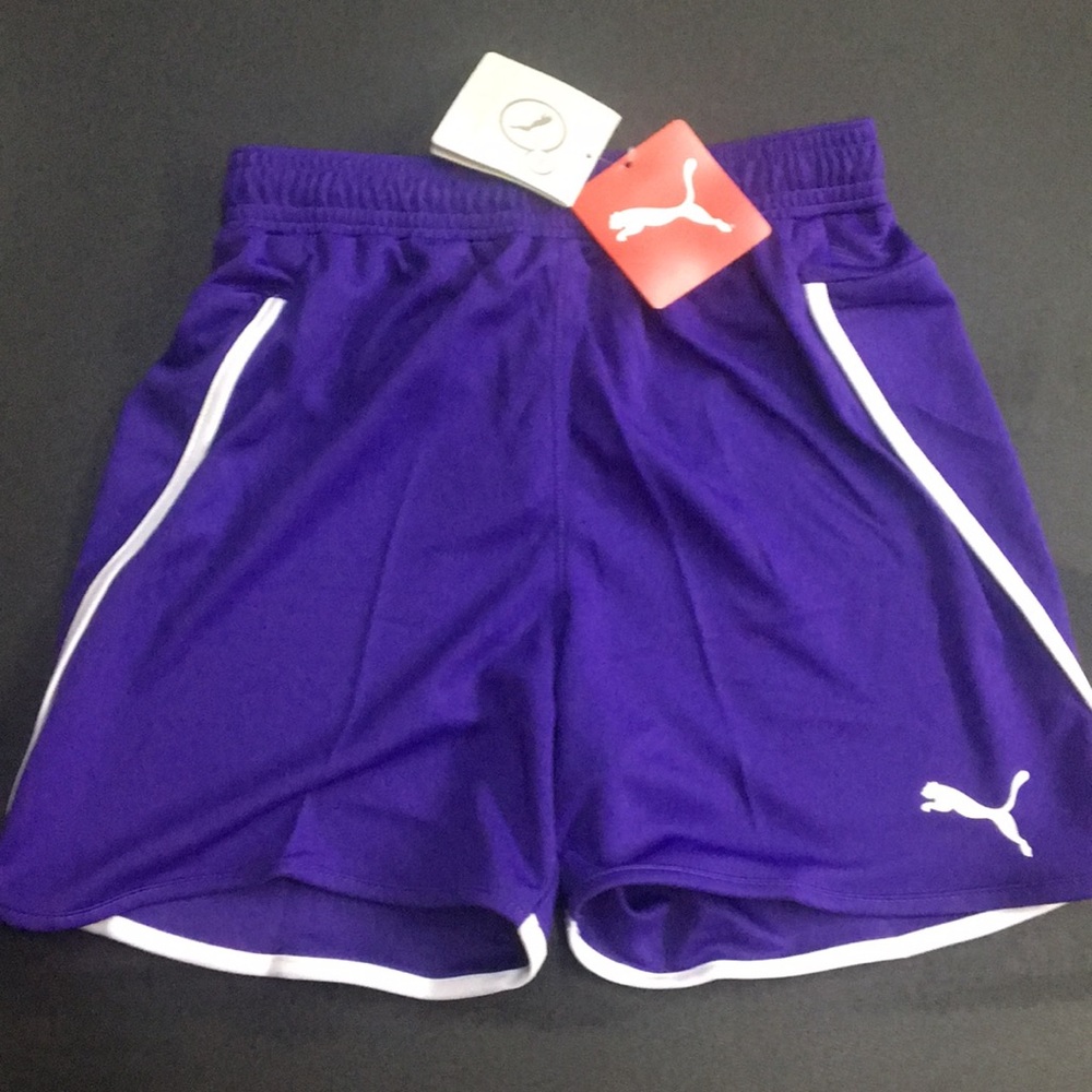 New Puma Speed Shorts Youth Medium Purple